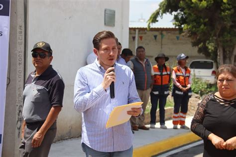 Paola Angón entrega pavimentación en San Pedro Cholula Contundente