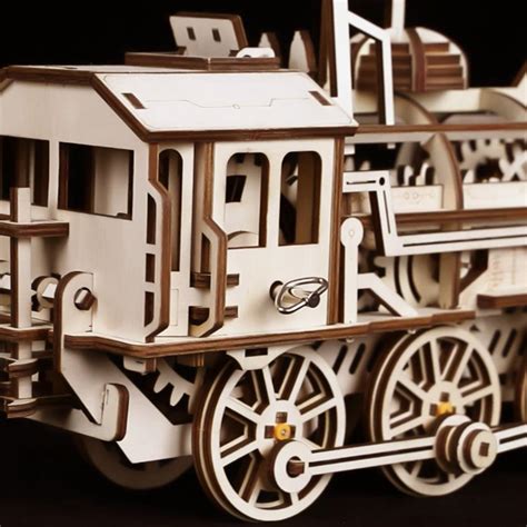 La Locomotive Du Texas Puzzle M Canique En Bois D Mecapuzzle