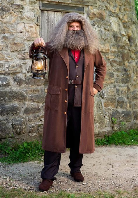 Harry Potter Deluxe Rubeus Hagrid Brown Coat Hagrid Deluxe Etsy