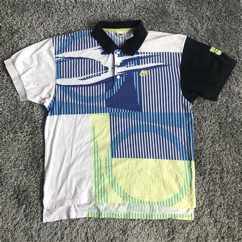 Nike Archive Nike Challenge Court Andre Agassi 90s Rare Polos | Grailed