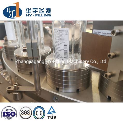 Automatic Hot Melt Glue Opp Bopp Round Glass Pet Bottle Label Sticking Labeling Labeller Packing