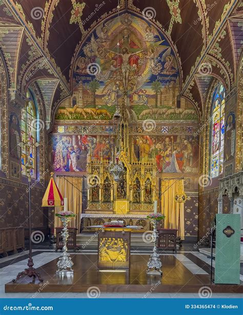 Basilica of the Holy Blood, Brugge, Flanders, Belgium Editorial Stock