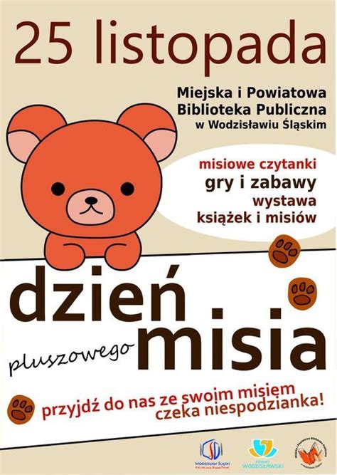 Dzie Pluszowego Misia Listopada Miejska I Powiatowa