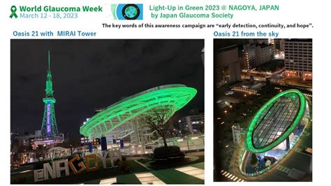 World Glaucoma Week Light Up In Green 2023 Japan