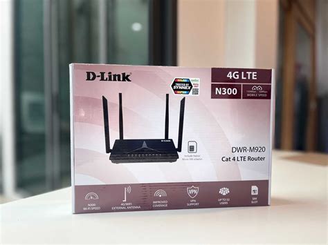 เราเตอรใสซม D Link DWR M920 4G LTE N300 Router wifi รองรบซมทกคาย