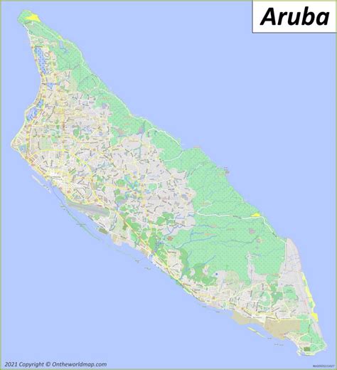 Aruba Map | Netherlands | Detailed Maps of Aruba Island