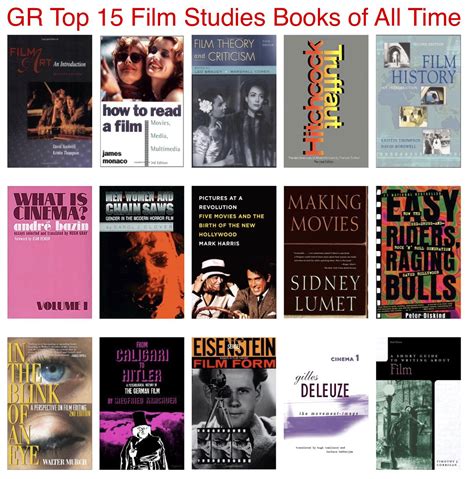 GR Top 15 Film Studies Books of All Time : r/top15books