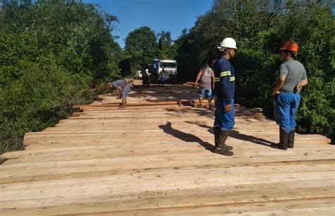 Parceria Resulta Em Reconstru O De Ponte Na Zona Rural De Buti