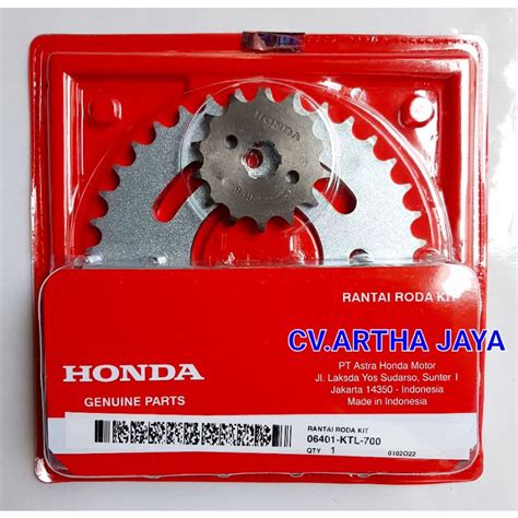 Jual GEAR GIR GER SET GEARSET GEAR RANTAI RANTE ORIGINAL AHM HONDA