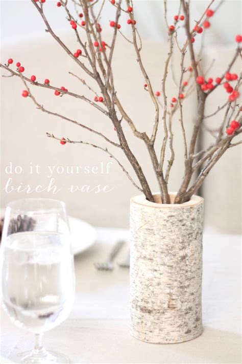 Diy Birch Vase Julie Blanner Entertaining Home Design That