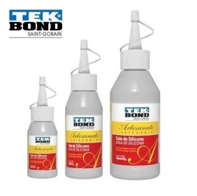 Cola De Silicone TEK BOND Para Artesanato Frasco Cartola Festas Comercio