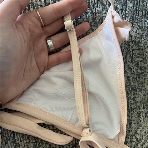 Light Pink Bikini Two Piece Set Been Used In Depop