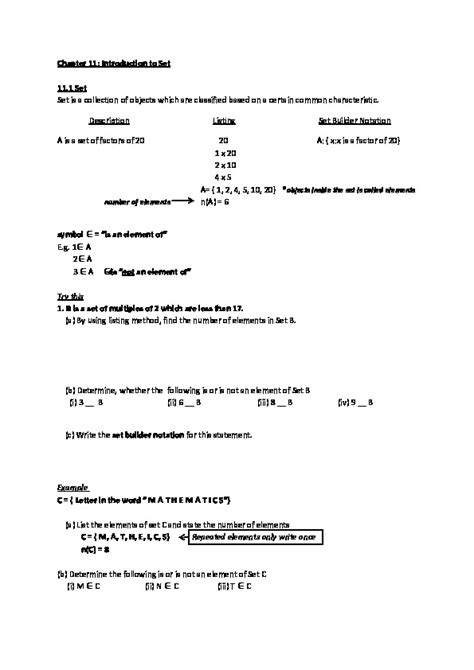 Chapter Introduction To Sets Pdfcoffee