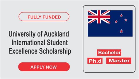 University Of Auckland International Student Excellence Scholarship