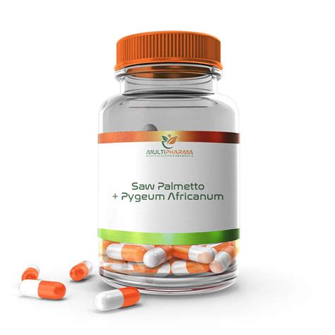 Saw Palmetto Pygeum Africanum 60 Cápsulas Multipharma