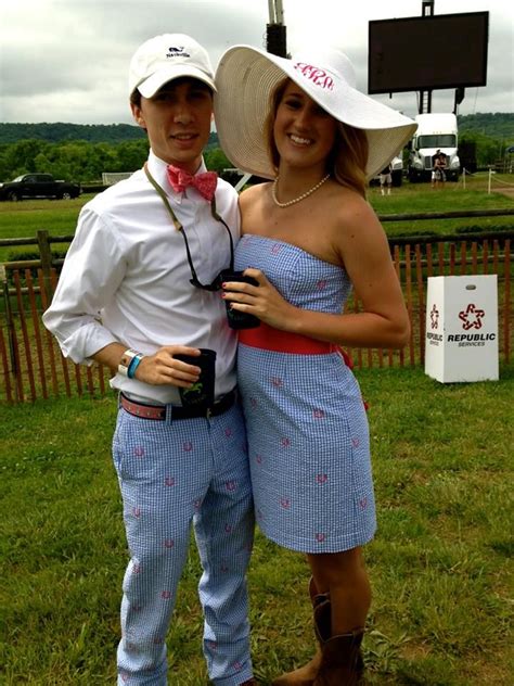 Matching Vineyard Vines Outfits For Iroquois Steeplechase In Nashville