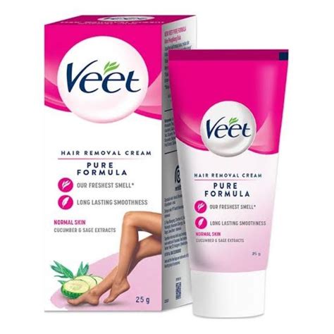 Jual Veet Hair Removal Cream Normal Skin 25gr Shopee Indonesia