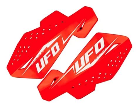 Cubre Puños Manos Ufo Plast Enduro cross Guardamanos Rojo Cuotas sin