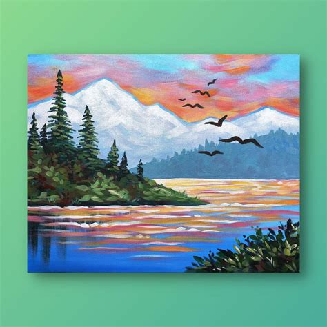 Crisp Mountain Air Painting Kit – Painting to Gogh