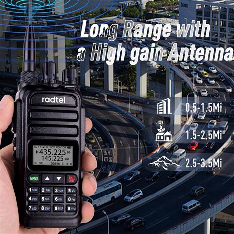 Radtel RT-830 144-148Mhz/420-450Mhz Dual Band Ham Radio, NOAA Weather ...