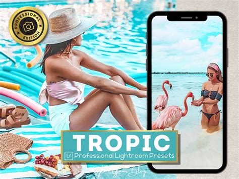 TROPIC 10 Presets Mobile Desktop Lightroom For Instagram Etsy