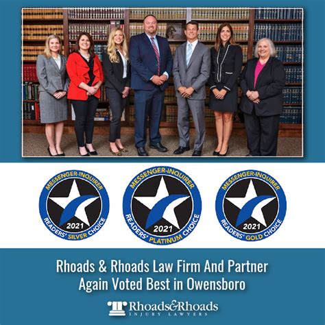 Rhoads And Rhoads Law Firm And Attorney Voted Best In Owensboro 2021