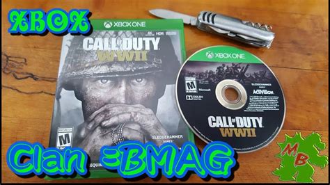 Unboxing Call Of Duty Ww2 Xbox One Youtube