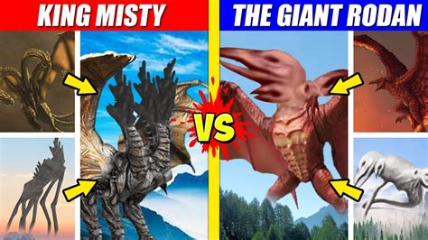 King Misty King Ghidorah X Misty Guest Vs The Giant Rodan Rodan X