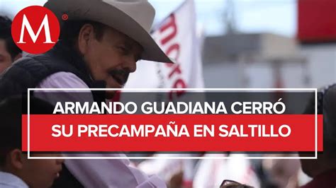 Armando Guadiana cierra precampaña en Plaza de Toros de Saltillo YouTube