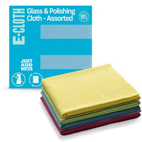 Glass & Polishing Cloth Assorted Multipack - E-Cloth Inc