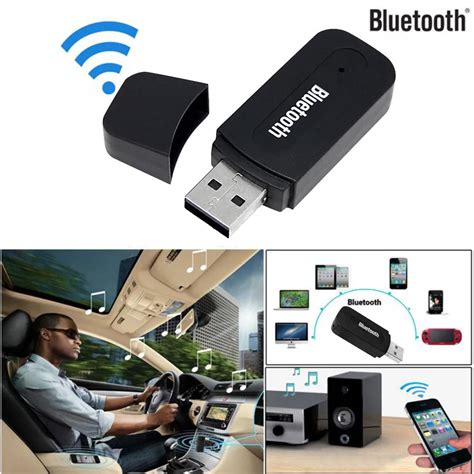 3.5mm Bluetooth Car Kit Car Wireless USB Bluetooth Aux Audio Stereo Music Speaker Receiver ...