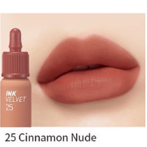 Mua Son Ink Màu 25 Cinnamon Nude Nâu Đất Ánh Cam Kem Lì Peripera Ink Velvet Lip Tint Mới Nhất