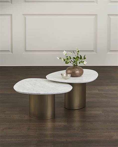 Interlude Home Siza Nesting Cocktail Tables Set Of Neiman Marcus