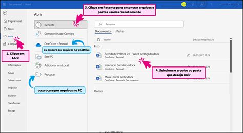 Tutorial Word 365: Como criar, abrir, salvar e imprimir um documento?