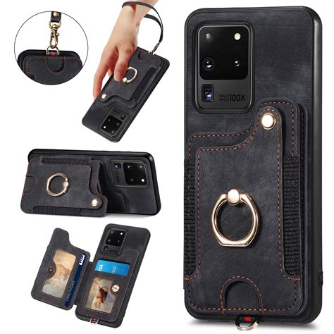 Allytech Galaxy S20 Ultra 5g Case Wallet Rfid Blocking Multiple Cards