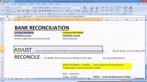 Accounting Bank Reconciliation Theory Practical Bank Reconciliation