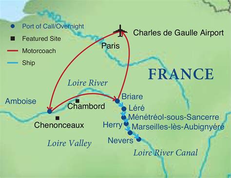 The Loire River Map