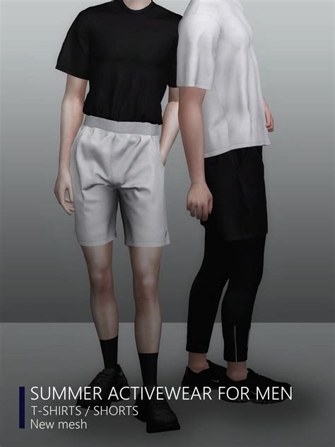 Rona Sims — [rona] Summer Activewear For Men Ts4 New เสื้อผ้า ชุด