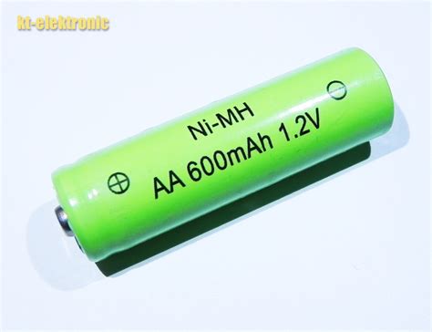 Nimh Akku 1 2v 600mah Aa