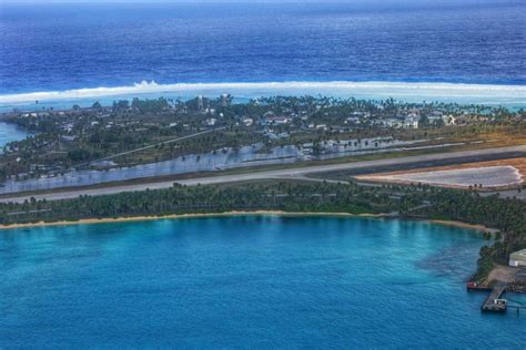 Video Shows Massive Waves Crashing Army Base In Marshall Islands