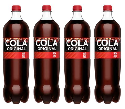 Газированный Напиток Fresh Bar Cola Original, 4 шт по 1,5 л купить на ...