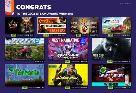 Steam Awards 2021 Winners Announced - Steam Gamer