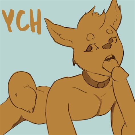 Posing With A Dildo YCH Commishes