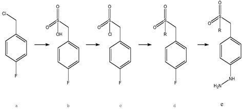 一种简便的对肼基苯磺酸化合物的制备方法与流程