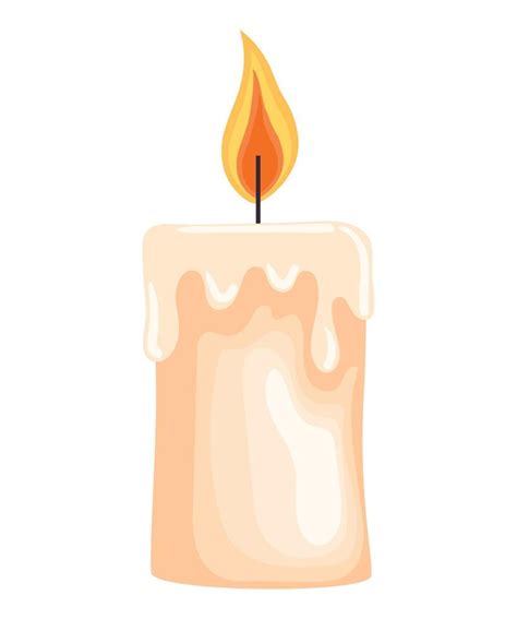 white candle wax 12487428 Vector Art at Vecteezy