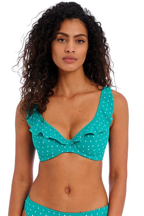 Freya Jewel Cove Underwire High Apex Bikini Top With J Hook AS7230