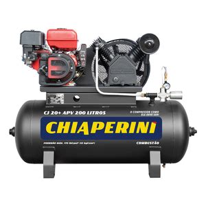 Compressor Chiaperini Cj 20 Apv 200 Lts 175 Lbs Gasolina 9hp 4t