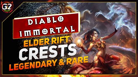 Diablo Immortal Elder Rift One Legendary Crest Six Care Demon