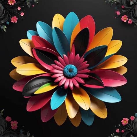 Flower Petal Art | Premium AI-generated image