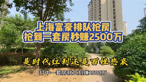 上海富豪排队抢房，抢到一套房秒赚2500万，是时代红利还是百姓悲哀！ Youtube